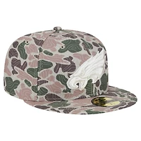 Casquette ajustée 59FIFTY Geo Camo des Philadelphia Eagles de New Era pour homme