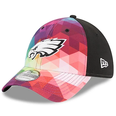 Casquette flexible NFL Crucial Catch 39THIRTY New Era pour hommes, rose, Philadelphia Eagles 2023