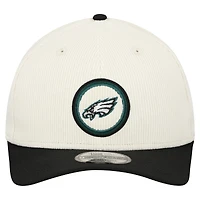 Men's New Era  Stone Philadelphia Eagles  Loyal Corduroy 9SEVENTY Adjustable Hat