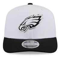 Men's New Era  White/Black Philadelphia Eagles 2026 NFL Draft 9SEVENTY Adjustable Hat