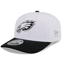 Men's New Era  White/Black Philadelphia Eagles 2026 NFL Draft 9SEVENTY Adjustable Hat