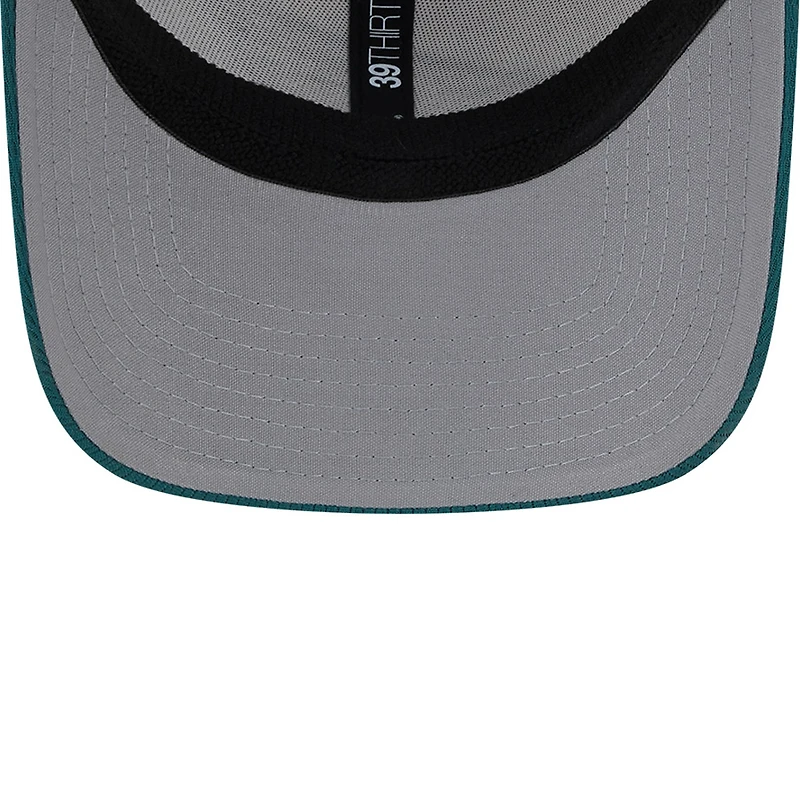 Men's New Era White/Midnight Green Philadelphia Eagles 2023 Sideline 39THIRTY Flex Hat