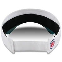 Men's New Era  White/Midnight Green Philadelphia Eagles 2025 NFL Training Camp Adjustable Visor