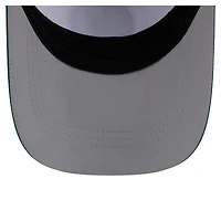 Men's New Era White/Midnight Green Philadelphia Eagles Patch 39THIRTY A-Frame M-Crown Perforated Flex Hat