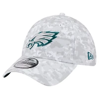 Men's New Era White Philadelphia Eagles 2025 Salute to Service Fan Pack 39THIRTY Flex Hat