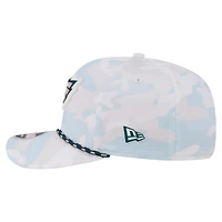Casquette ajustable New Era blanche Philadelphia Eagles Camo Rope 9SEVENTY pour homme