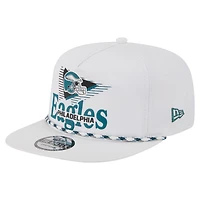 Casquette snapback blanche Philadelphia Eagles Collide pour homme de New Era