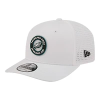 Men's New Era  White Philadelphia Eagles COOLERA 9SEVENTY Adjustable Hat