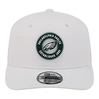 Casquette ajustable New Era blanche Philadelphia Eagles COOLERA 9SEVENTY pour homme