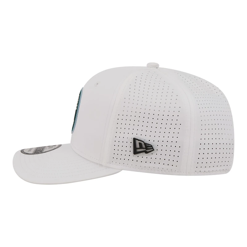 Men's New Era White Philadelphia Eagles COOLERA 9SEVENTY Adjustable Hat