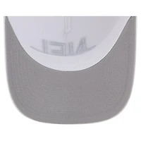 Men's New Era White Philadelphia Eagles NFL 9FORTY A-Frame M-Crown Adjustable Trucker Hat