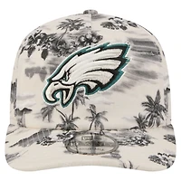 Men's New Era White Philadelphia Eagles Tropics 19TWENTY Adjustable Hat