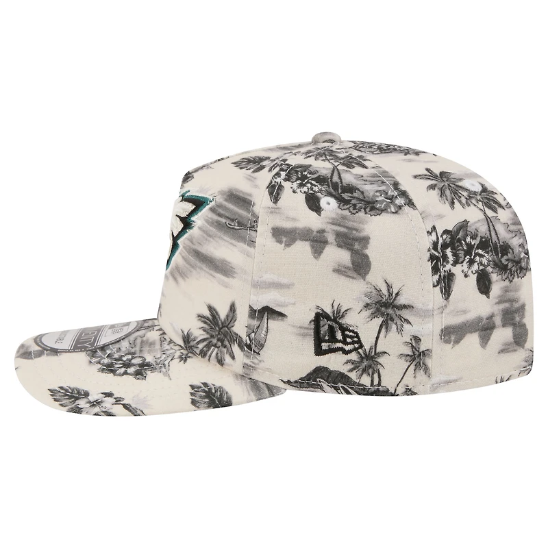 Men's New Era White Philadelphia Eagles Tropics 19TWENTY Adjustable Hat
