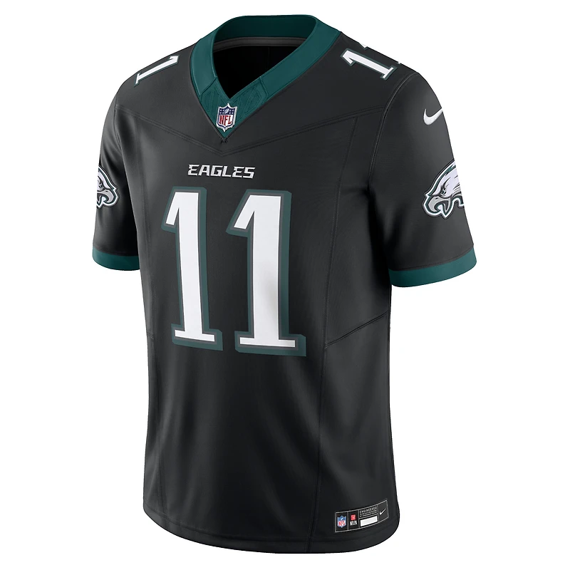 Nike A.J. pour hommes Marron Noir Philadelphia Eagles Alternate Vapor F.U.S.E. Maillot limité