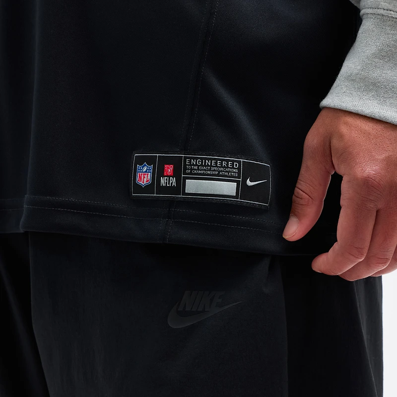 Nike A.J. pour hommes Marron Noir Philadelphia Eagles Alternate Vapor F.U.S.E. Maillot limité