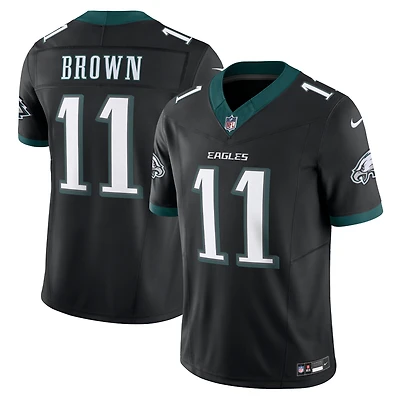 Nike A.J. pour hommes Marron Noir Philadelphia Eagles Alternate Vapor F.U.S.E. Maillot limité