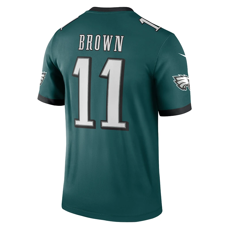 Men's Nike A.J. Brown Green Philadelphia Eagles Legend Player Performance Top