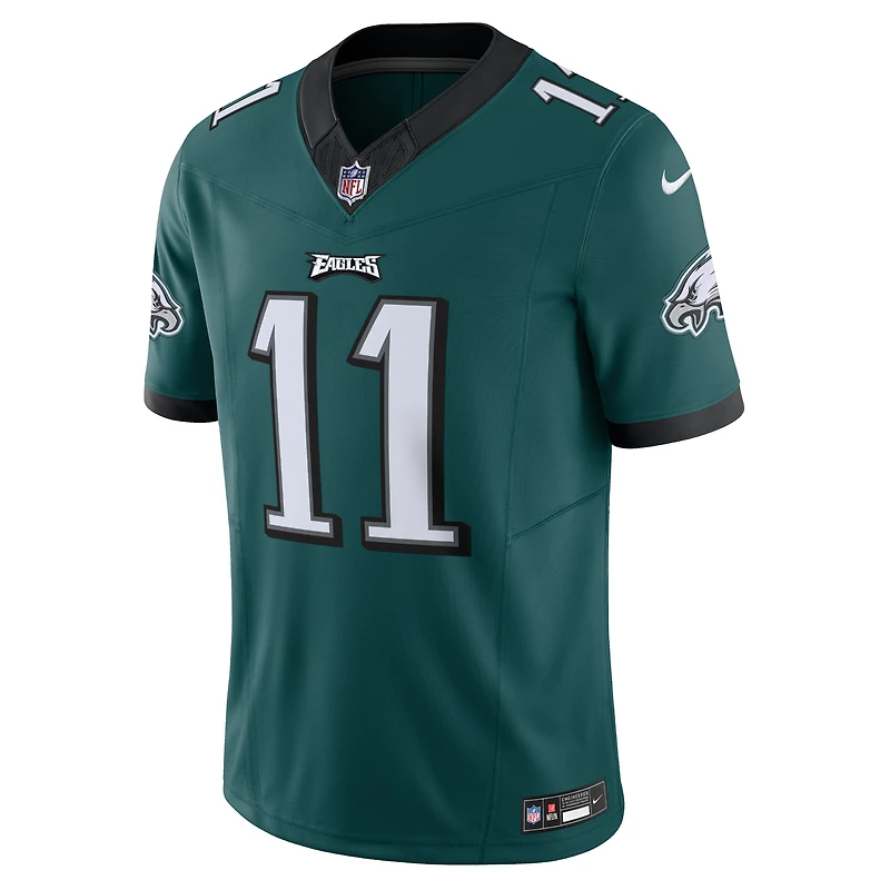 Nike A.J. pour hommes Marron Vert Philadelphia Eagles Vapor F.U.S.E. Maillot limité
