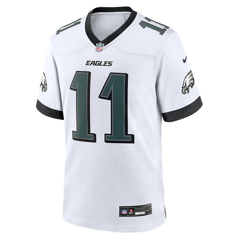 Men's Nike A.J. Brown Midnight Green Philadelphia Eagles Team Game Jersey