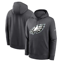 Men's Nike Anthracite Philadelphia Eagles Primetime Club Logo Hoodie