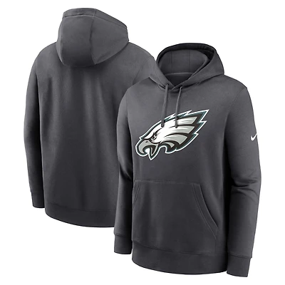 Men's Nike Anthracite Philadelphia Eagles Primetime Club Logo Hoodie