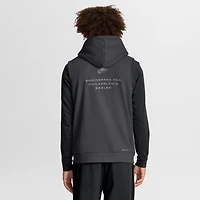 Men's Nike Anthracite Philadelphia Eagles Sideline Standard Issue Dri-FIT Sleeveless Hoodie