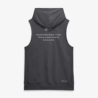 Men's Nike Anthracite Philadelphia Eagles Sideline Standard Issue Dri-FIT Sleeveless Hoodie