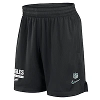 Men's Nike Black Philadelphia Eagles 2024 Sideline Performance Mesh Shorts