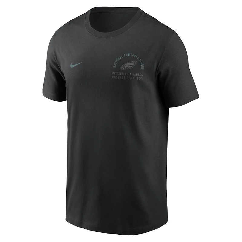 Men's Nike  Black Philadelphia Eagles Essential T-Shirt