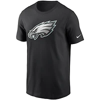 T-shirt Nike noir avec logo principal des Eagles de Philadelphie pour homme