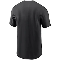 Men's Nike Black Philadelphia Eagles Primetime Logo Essential T-Shirt