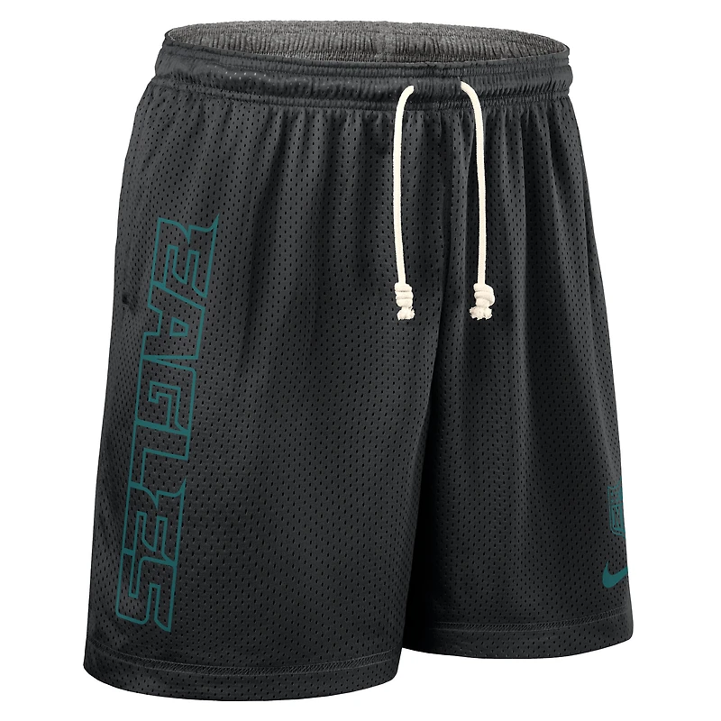 Men's Nike Black Philadelphia Eagles Sideline Reversible Dri-FIT Shorts