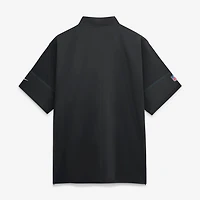 Men's Nike Black Philadelphia Eagles Sideline Short Sleeve Quarter-Zip Coaches Jacket