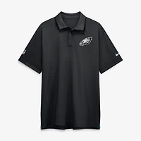 Polo Nike Dri-FIT noir Philadelphia Eagles Sideline Tour pour homme