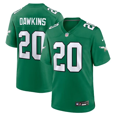 Men's Nike Brian Dawkins Midnight Green Philadelphia Eagles Team Game Jersey