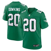 Men's Nike Brian Dawkins Midnight Green Philadelphia Eagles Team Game Jersey