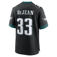 Men's Nike Cooper DeJean Black Philadelphia Eagles  Alternate Player Game Jersey