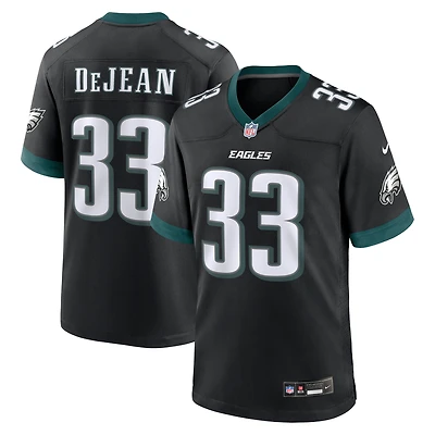 Men's Nike Cooper DeJean Black Philadelphia Eagles Alternate Player Game Jersey
