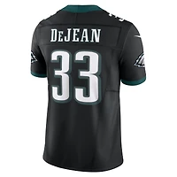 Men's Nike Cooper DeJean Black Philadelphia Eagles Alternate  Vapor F.U.S.E. Limited Jersey