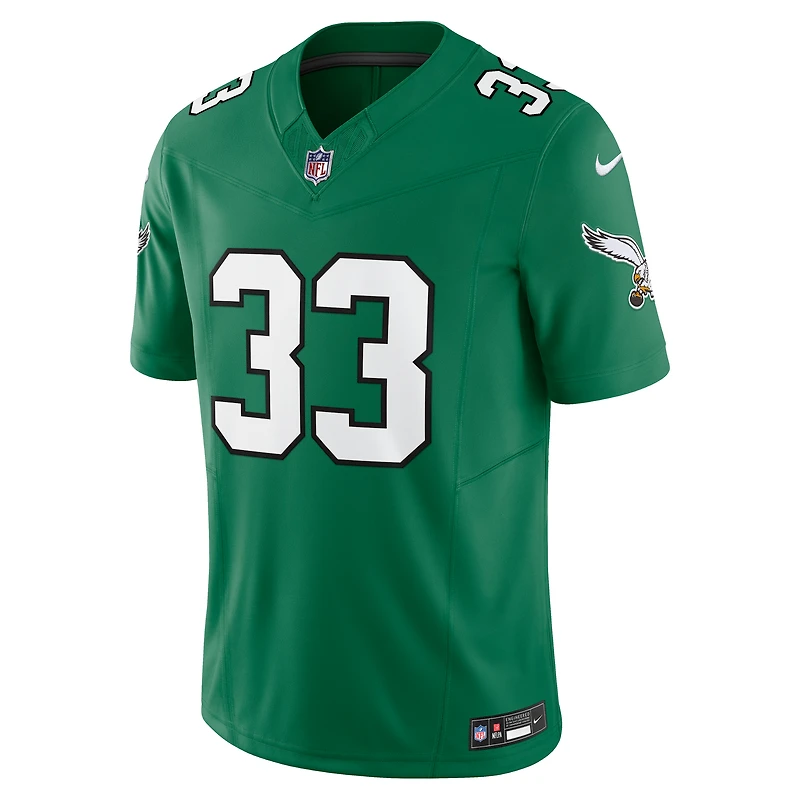Men's Nike Cooper DeJean Kelly Green Philadelphia Eagles Alternate 2  Vapor F.U.S.E. Limited Jersey