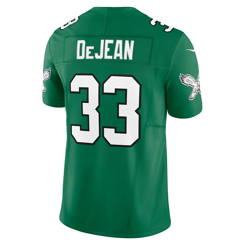 Men's Nike Cooper DeJean Kelly Green Philadelphia Eagles Alternate 2  Vapor F.U.S.E. Limited Jersey