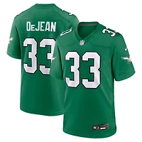 Maillot de match alternatif Nike Cooper DeJean Kelly vert Philadelphia Eagles pour homme