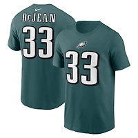 T-shirt Nike Cooper DeJean pour homme, vert nuit, avec nom et numéro de joueur des Philadelphia Eagles