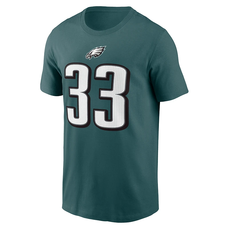 T-shirt Nike Cooper DeJean pour homme, vert nuit, avec nom et numéro de joueur des Philadelphia Eagles