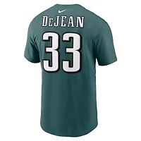 Men's Nike Cooper DeJean Midnight Green Philadelphia Eagles Player Name & Number T-Shirt