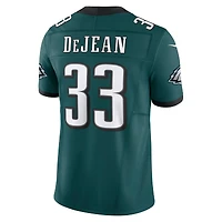 Maillot Nike Cooper DeJean vert nuit pour homme des Philadelphia Eagles Team Vapor F.U.S.E. Limited