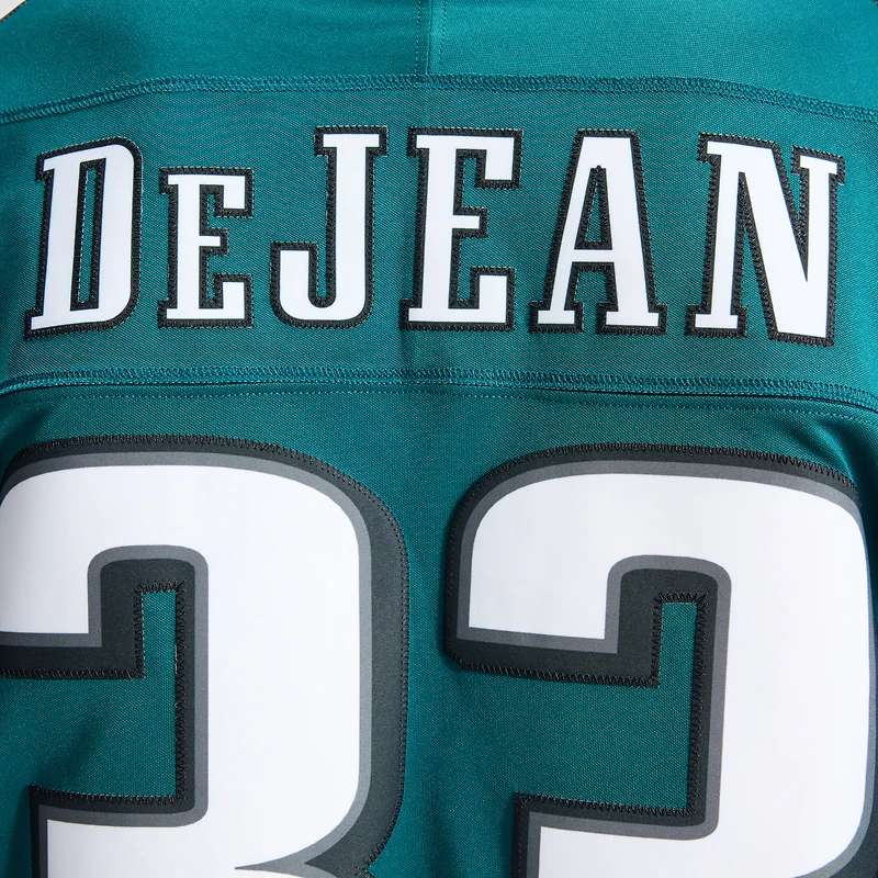 Maillot Nike Cooper DeJean blanc Philadelphia Eagles Vapor F.U.S.E. édition limitée cousue pour homme