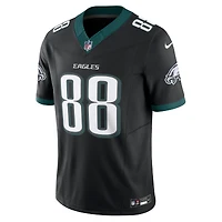 Nike Dallas Goedert pour homme Noir Philadelphia Eagles Alternate Vapor F.U.S.E. Maillot limité
