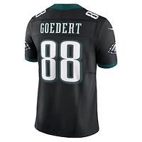Nike Dallas Goedert pour homme Noir Philadelphia Eagles Alternate Vapor F.U.S.E. Maillot limité