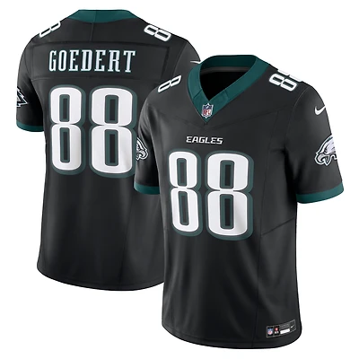 Nike Dallas Goedert pour homme Noir Philadelphia Eagles Alternate Vapor F.U.S.E. Maillot limité